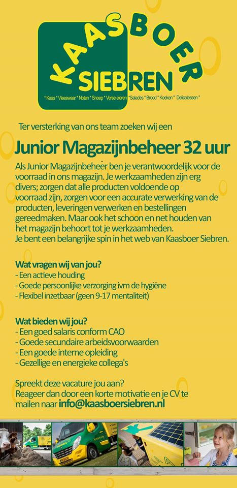 Kaasboer Siebren   magazijnmedewerker