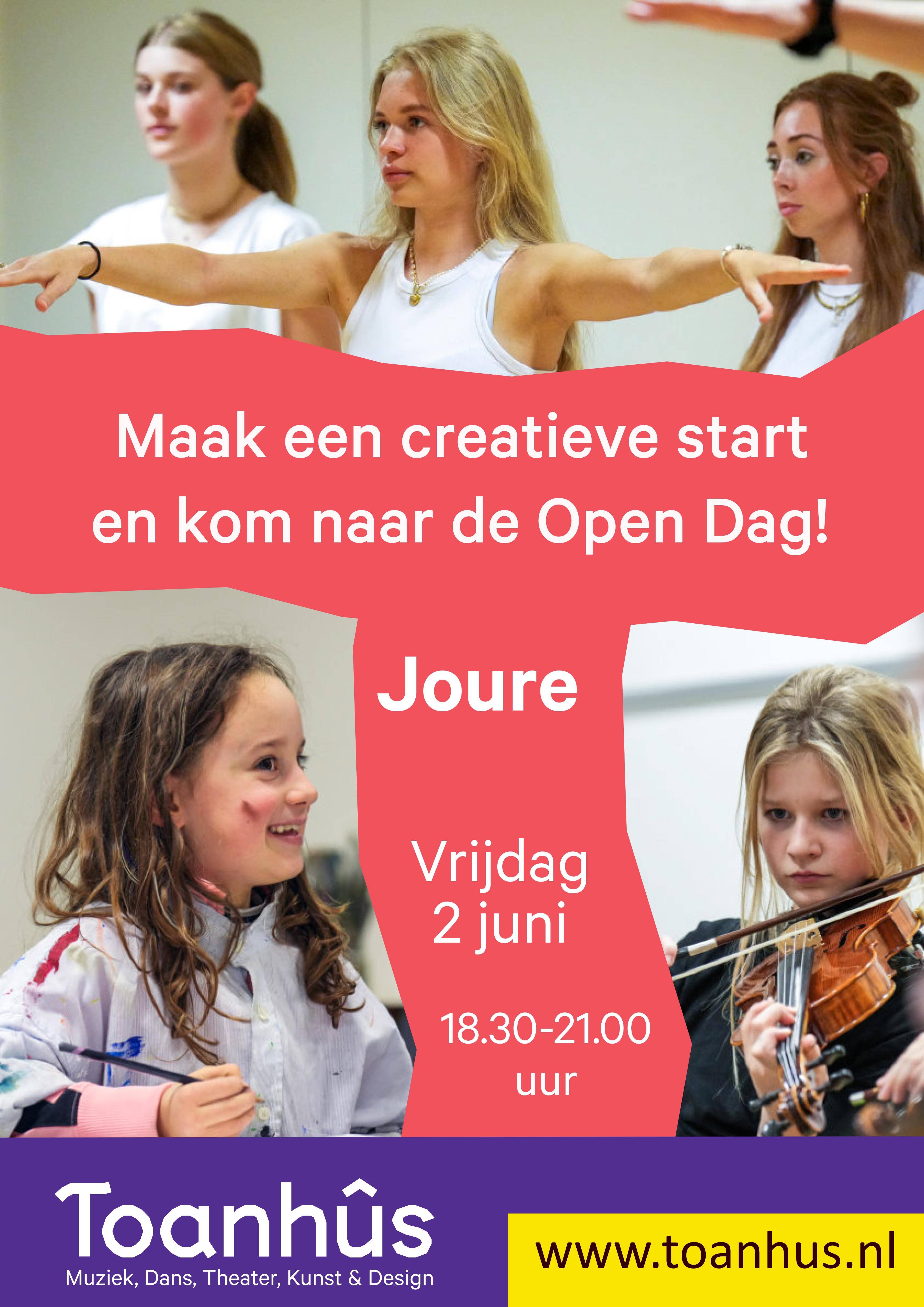 230525 Toanhûs Poster open dag Joure juni 2023