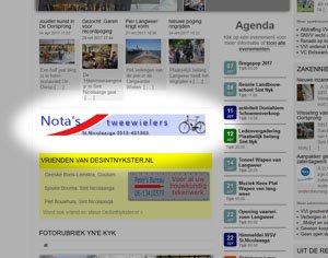 screenshot banners homepage
