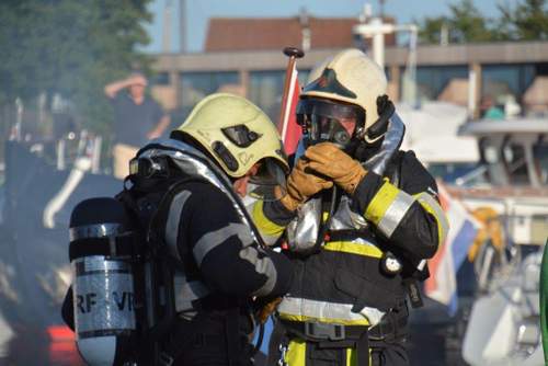 170718 Oefening brandweer passantenhaven Langweer overleg