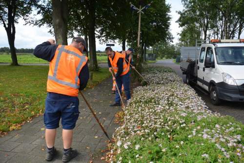 170906 Laatste snoei en schoffelwerk