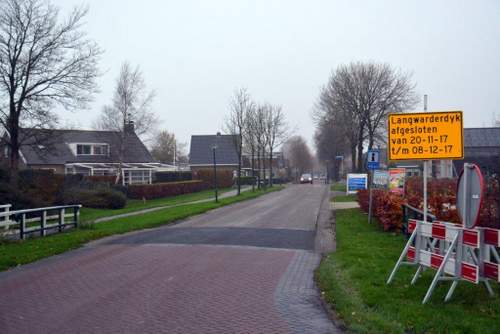 171115 Langweer asfalt klinkers bord