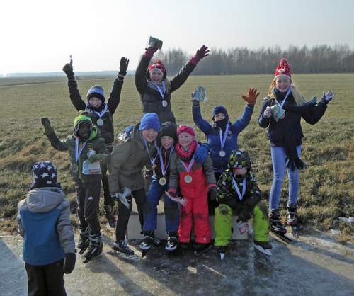 180303 Wedstrijden ijsclub Trijega prijswinnaars