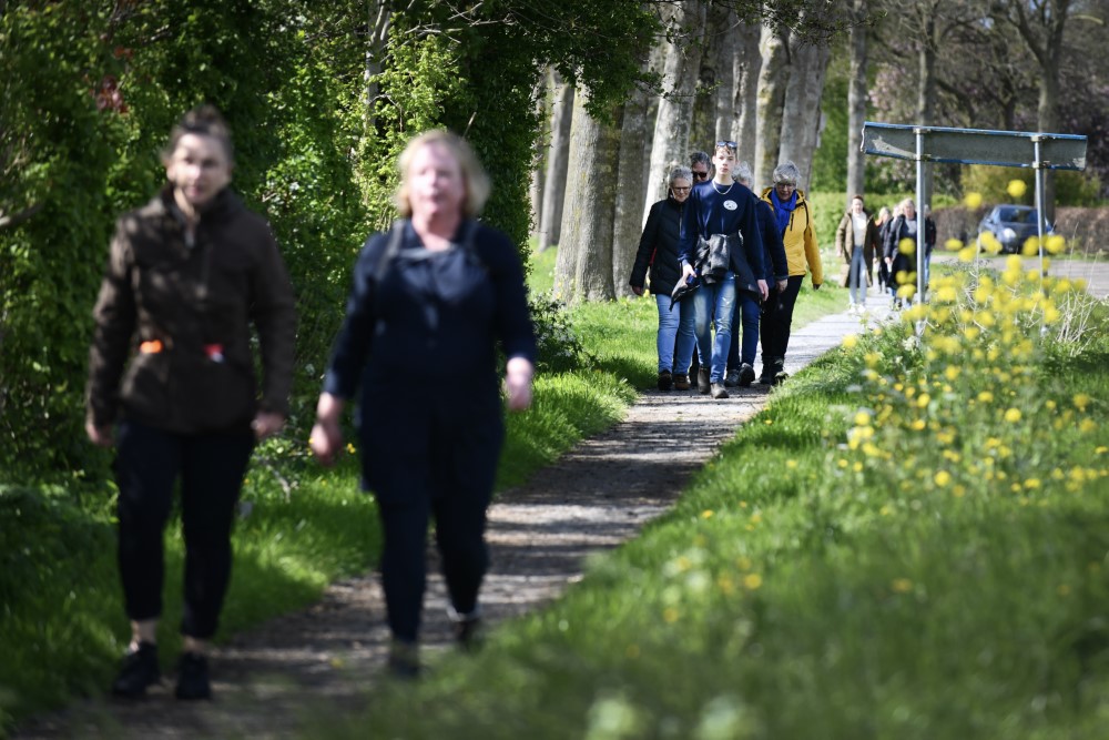 Winderige kuiertocht rond Wielen