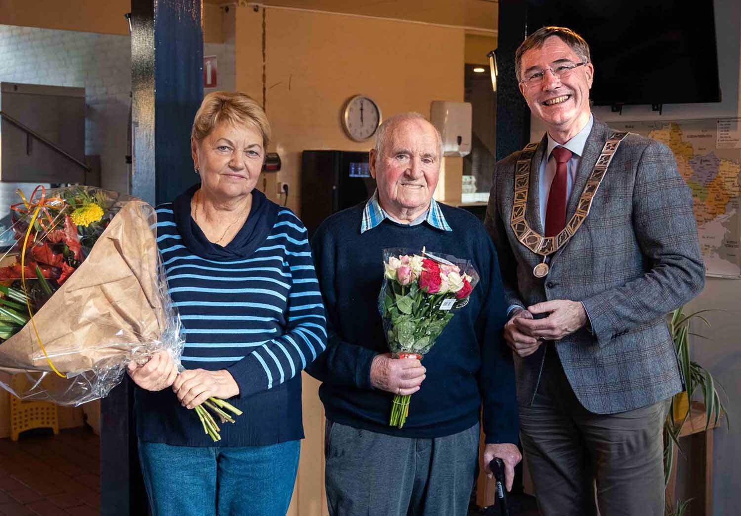 Oekraïens echtpaar viert 60-jarig huwelijk ver weg van huis