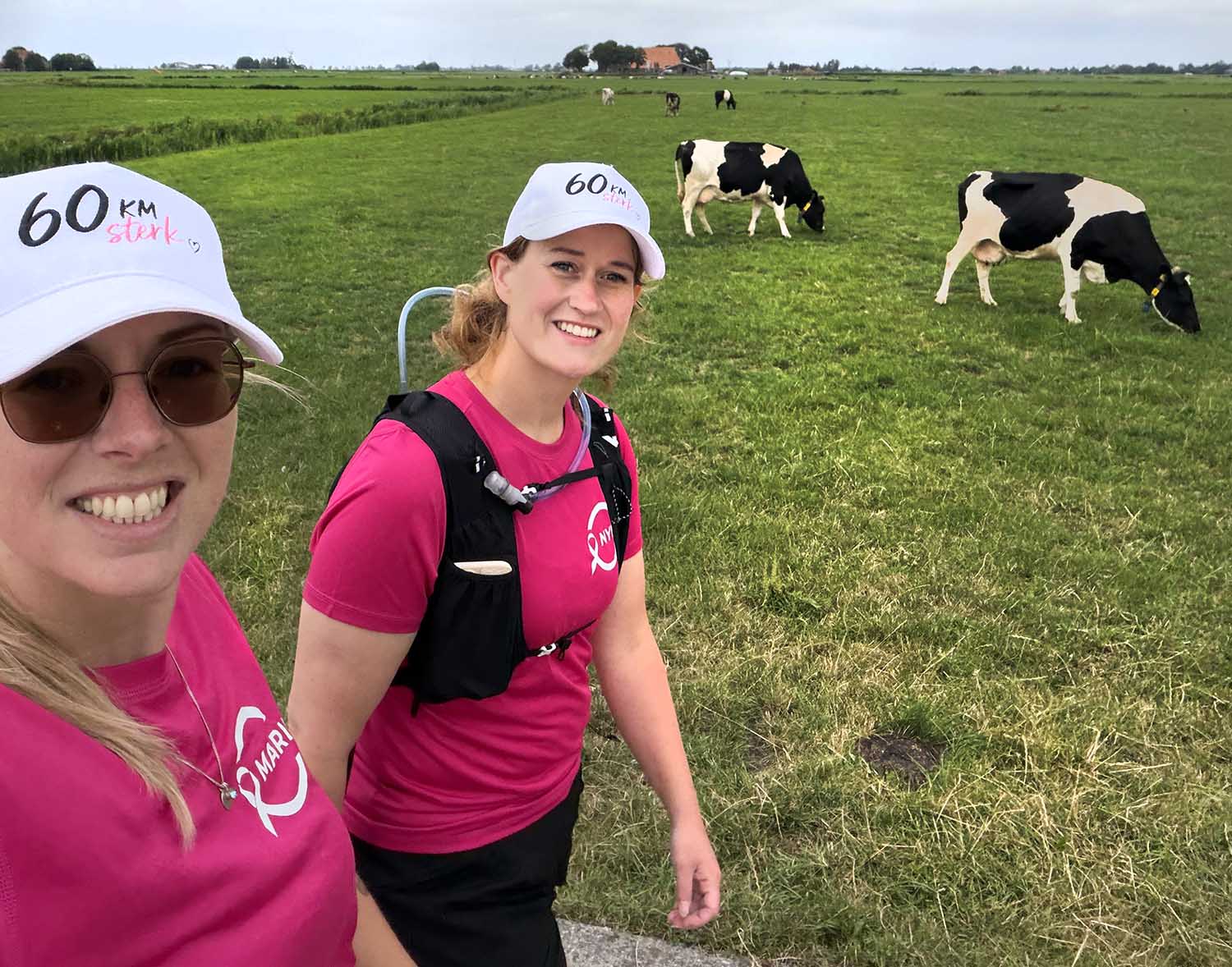 Langweerder vrouwen lopen zestig kilometer voor stemmingsstoornis PMDD
