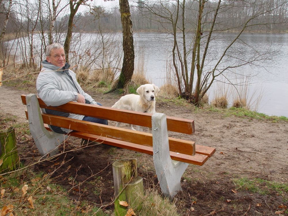 werf theo de bankje amazonesvijver 2001