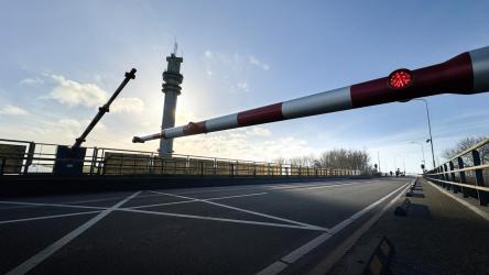 Brug Spannenburg voor autoverkeer gestremd; euvel snel verholpen