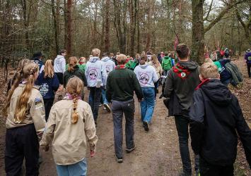 Duizend scouts voor Baden Poweltocht naar Sint Nyk