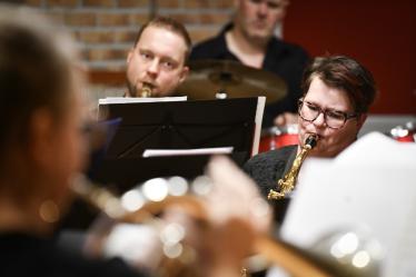 Muzikaal duo samen met Crescendo Idskenhuizen op donateursconcert