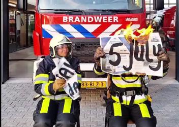 “112 Dag” bij nieuw schiphuis en brandweerkazerne Langweer