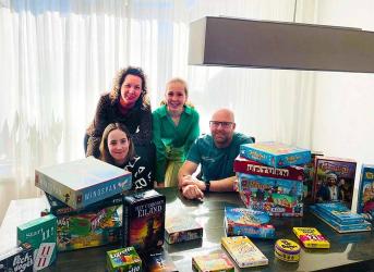 Dansworkshop in It Klimmerblêd en bordspellen in Unitas