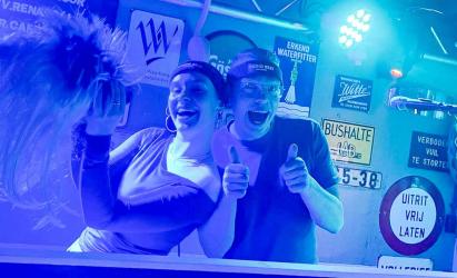 Opperbeste sfeer feestavond Radio8521 Sint Nyk