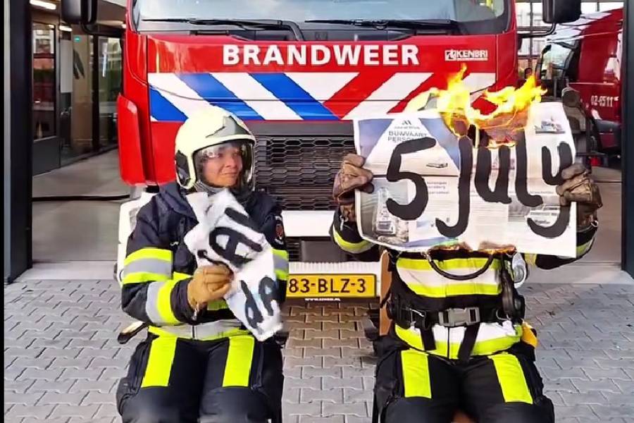 “112 Dag” bij nieuw schiphuis en brandweerkazerne Langweer