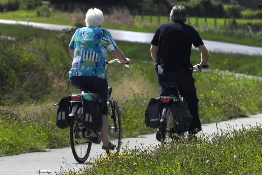 Kampioenschap langzaam fietsen tijdens Sint Nykster Merke