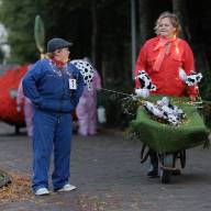 Vijftien deelnemers geven kleur aan allegorische optocht Langweer