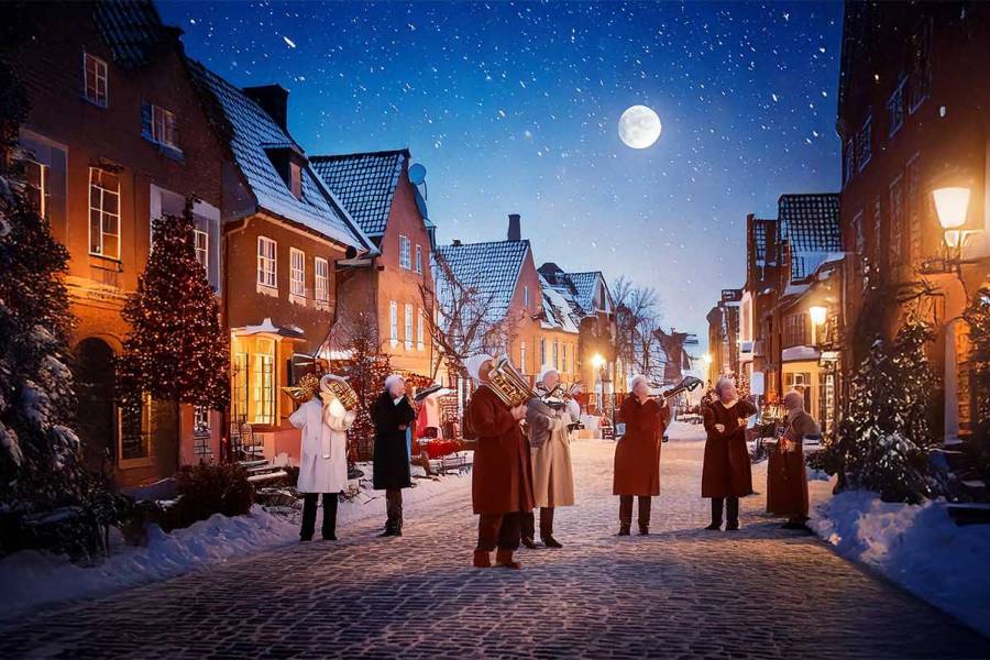 Kerstconcerten Idskenhuizen en Sint Nyk op vroege ochtend