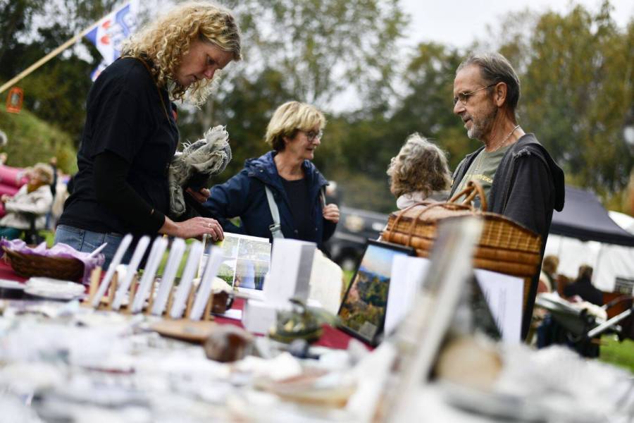 Enorme drukte bij Grutsk Fryslân Festival in Ouwster-Nijegea