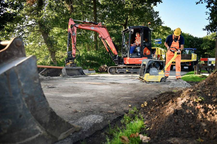 Rioolbuis Idskenhuizen vervangen in de bouwvakvakantie