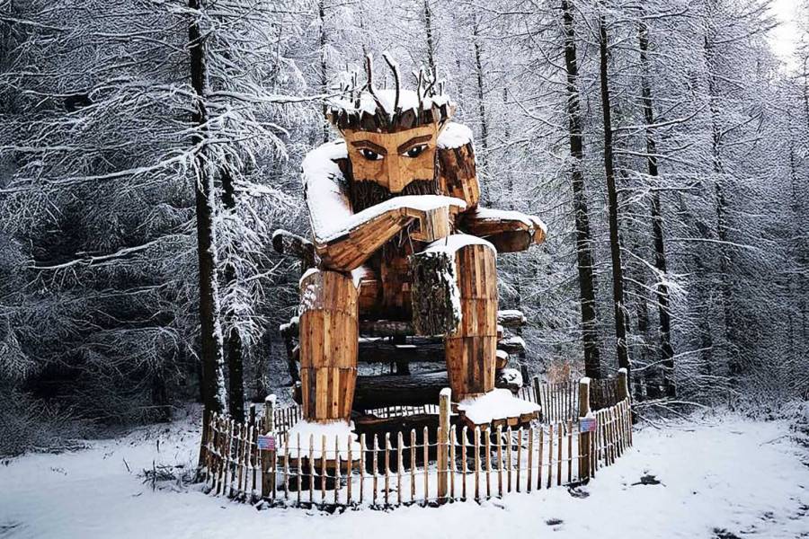 Gigantische bostrol uit Sint Nyk krijgt blijvende plek in Flevoland