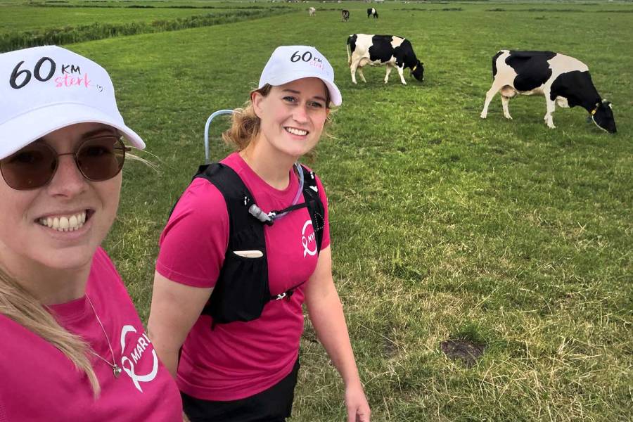 Langweerder vrouwen lopen zestig kilometer voor stemmingsstoornis PMDD