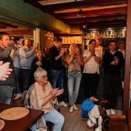 Heropening en driejarig jubileum restaurant Noflik in Langweer