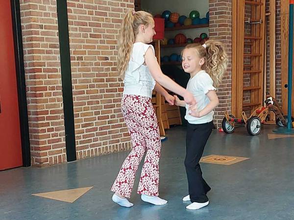 Twintig dansers in de dop volgen les van It Toanhûs