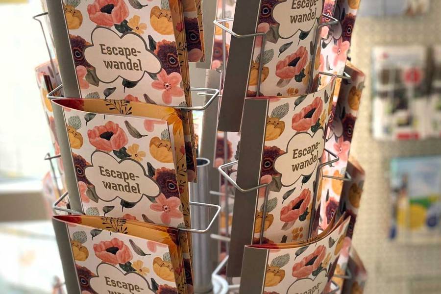 Puzzelen met Escapewandeling in Bloeiweek Sint Nyk