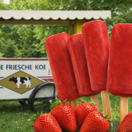 Holiday Ice vervangt iconische Frambololly door aardbeivariant